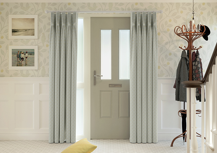 Rae Trellis, Frost - Made to Measure Curtains - Image 3